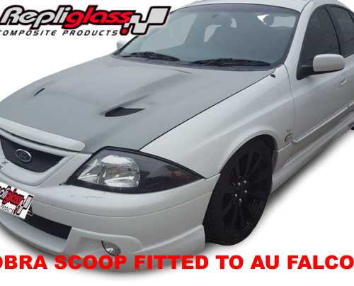 Universal FG cobra gt style bonnet vented hood scoop with vents