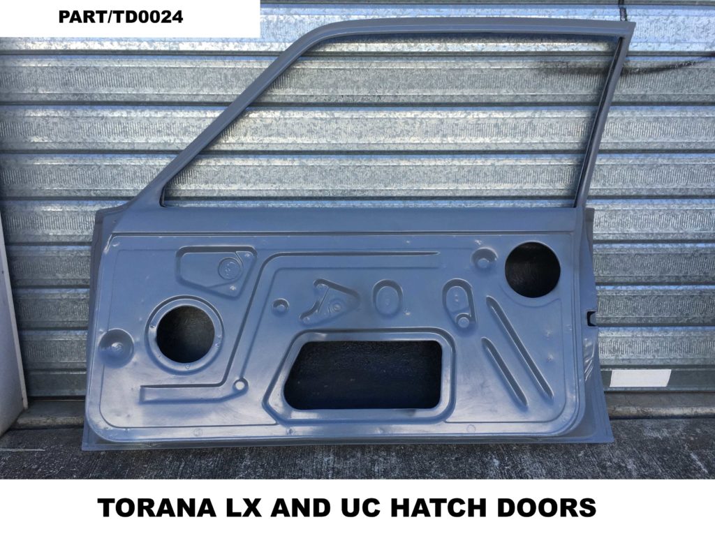 HOLDEN TORANA LX / UC HATCH FULL FIBREGLASS FRONT DOORS DRAG RACE LIGHT