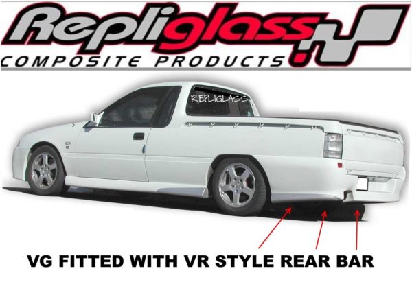 HOLDEN COMMODORE UTE VG To VS REAR SPORTS BUMPER BAR Repliglass Pty Ltd