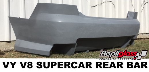 Vz Rear Bumper HOLDEN COMMODORE VZ AND VY SEDAN V8 SUPERCAR RACE CAR REAR BUMPER BAR ...
