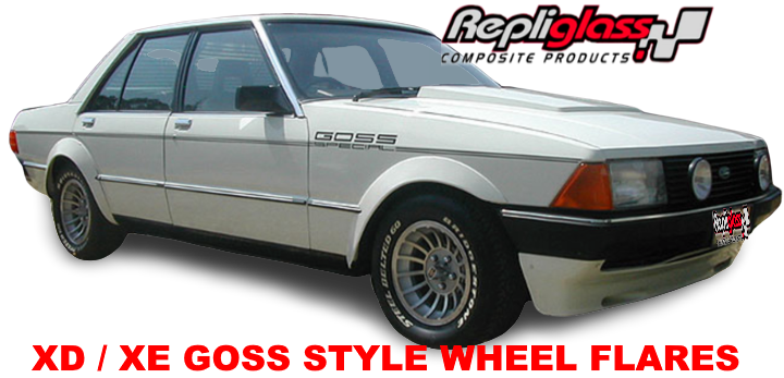 Ford Falcon Xd Xe Sedan Goss Special Style Wheel Arch Flares Fiberglass Repliglass Pty Ltd