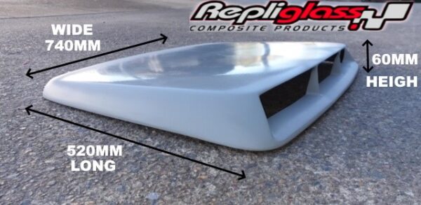 Large Universal Air Intake Bonnet Scoop For Nissan Patrol Toyota Land Cruiser 325495