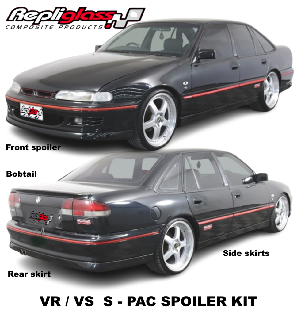 HOLDEN COMMODORE SEDAN SS REAR BOOT SPOILER WING THREE PIECE BOBTAIL